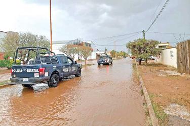 Estragos de las lluvias en Durango el 11 de julio de 2026.