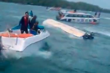 Accidente de lancha en Vietnam