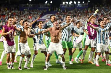La selección de Argentina sigue sin enfrentarse a un rival de altura en la Copa del Mundo.