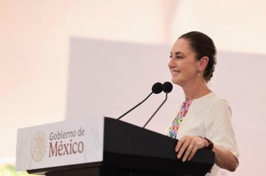 La presidenta Claudia Sheinbaum