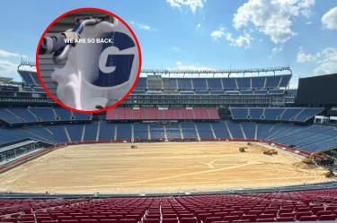 El Gillette Stadium, nombrado 'Boston Stadium' durante el Mudnial 2026, quitó la cancha natural para regresar a la sintética.