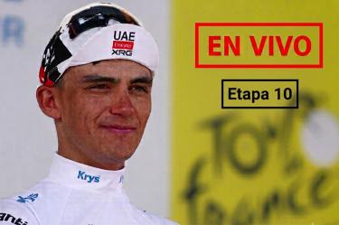 Isaac del Toro, etapa 10 del Tour de Francia 2026