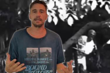 James Franco publica video de supuesto extraterrestre.