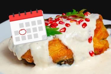 ¿Cuándo empieza la temporada de chiles en nogada en 2026?