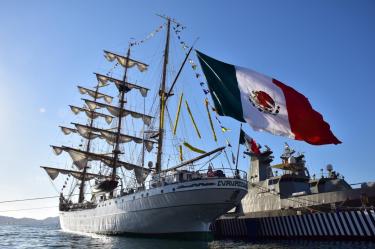 La expedición concluirá el 15 de octubre en el mismo puerto de Acapulco, sitio desde el cual zarpó.