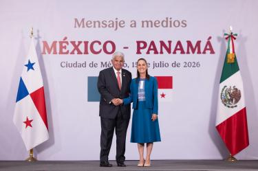 La Presidenta de México, Claudia Sheinbaum, respaldó la defensa de la neutralidad permanente del Canal de Panamá, tras la reunión bilateral con el Presidente de Panamá, José Raúl Mulino, en Palacio Nacional