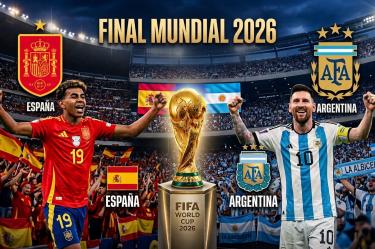 Lista la Final de la Copa del Mundo 2026, Argentina enfrentará a España