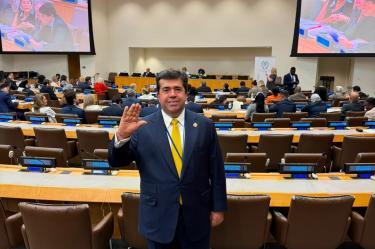 En el panel enfocado en "Ciudades y Comunidades Sostenibles", el legislador mexicano sostuvo que el desarrollo urbano debe medirse por la calidad de vida .