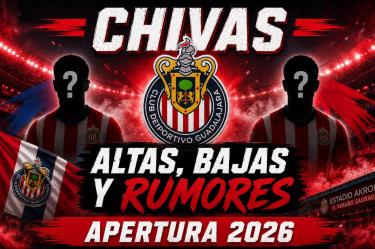 El mercado de Fichajes de chivas para el Apertura 2026