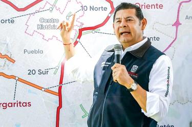 Alejandro Armenta, gobernador de Puebla.