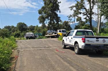 A un costado de la carretera Patamban-Tangancícuaro asesinaron a un automovilista