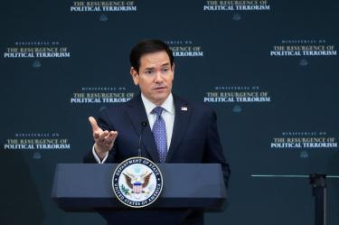 El secretario de Estado norteamericano, Marco Rubio, anunció una nueva política de restricción de visas dirigida a miembros de grupos de extrema izquierda.