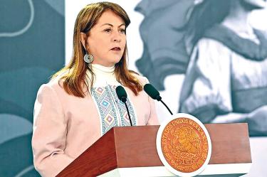 Margarita González, gobernadora de Morelos.