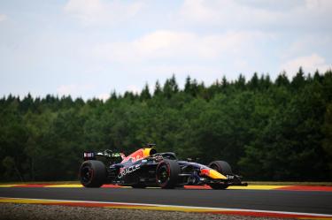 Max Verstappen fue el más veloz en la FP1 en Spa.