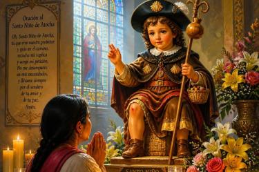 Oración del Santo Niño de Atocha para abrir caminos difíciles y prosperar