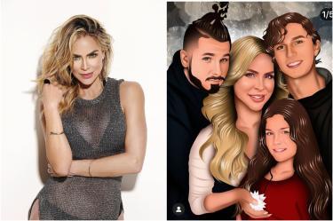 Aylín Mujica dio a luz a tres hijos.