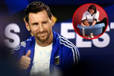Lionel Messi recordó la foto con Lamine Yamal 19 años después de haber sido tomada.