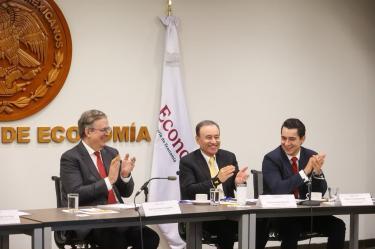 Alfonso Durazo y Marcelo Ebrard, encabezaron el Primer Encuentro del Comité Promotor de Inversiones de Sonora