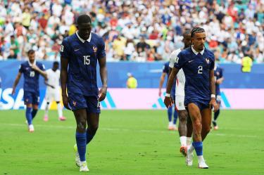 Francia perdía 4-0 al descanso.