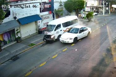Entre los lesionados se encuentra el operador de la unidad de transporte público