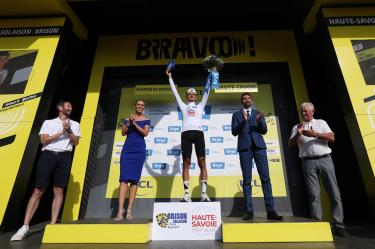 Isaac del Toro vuelve a ser líder de la clasificación de los ciclistas jóvenes del Tour de Francia.