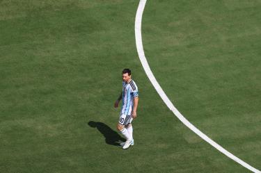 Messi alcnaza otro récord en Mundiales.