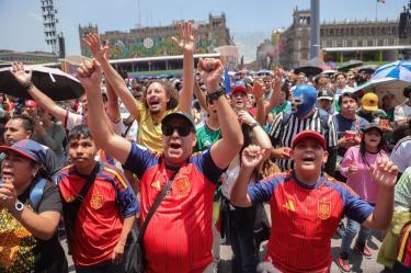 Fan Fest en el Zócalo