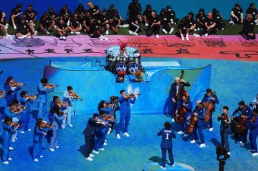 Dudamel le rindió un homenaje a Venezuela