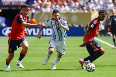 Lionel Messi y Lamine Yamal se reencontraron 19 años después