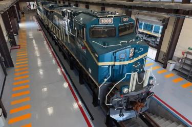 Las primeras 12 locomotoras del Tren Maya de carga ya se encuentran en Quintana Roo