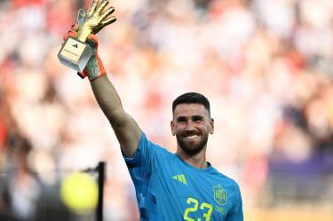 Unai Simón recibió el Guante de Oro del Mundial.