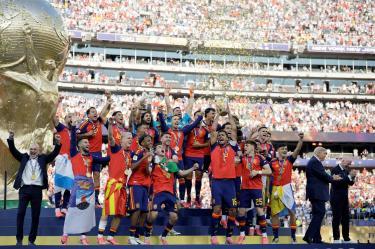 El Barcelona fue la base de la Selección de España.