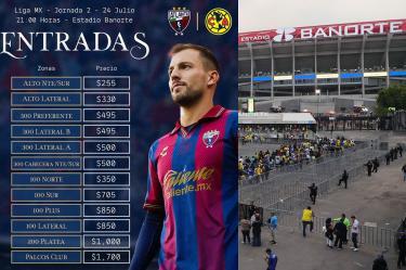 El precio de los boletos para el partido entre Atlante y América va desde los $255; el estacionamiento cuenta con un valor de $400.