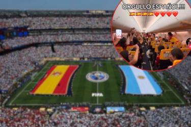 Piloto anuncia triunfo de España en el Mundial