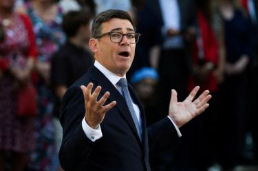 Ningún otro candidato laborista se atrevió a hacerle sombra a Andy Burnham.