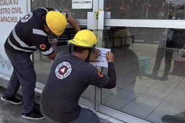 El movimiento telúrico también impactó la infraestructura de servicios básicos y públicos en la entidad.