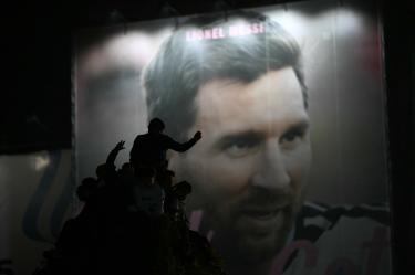 Lionel Messi evitó a los medios de comunicación a su llegada a Rosario, donde permanecerá varios días de descanso antes de volver con el Inter de Miami de la MLS.