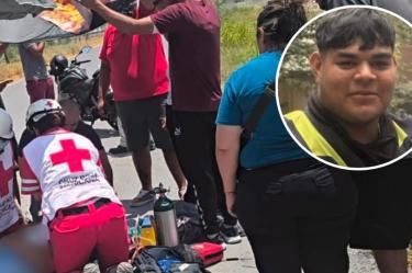 Alrededor de las 13:30 horas del lunes, fue reportado un accidente entre una motocicleta y una pipa de agua en el municipio de Escobedo, Nuevo León.