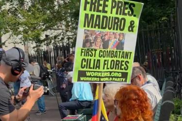 Maduro y su esposa, Cilia Flores, llegaron el miércoles al tribunal federal de Manhattan para una vista sobre el calendario del caso.