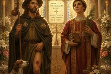 Qué santo se celebra hoy 16 de agosto: San Roque y San Esteban, auxilio contra plagas