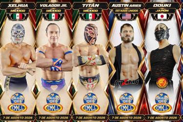 Lista la cartelera completa del Grand Prix 2026 del CMLL