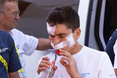 El ciclista colombiano Einer Rubio quedó fuera del Tour de Francia
