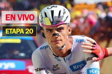 Isaac del Toro, etapa 20 del Tour de Francia 2026, sábado 25 de julio de 2026