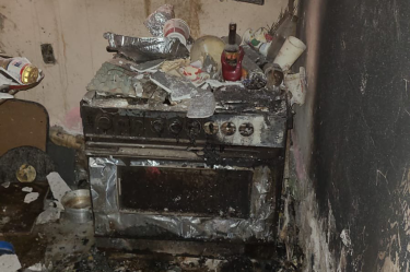 El siniestro ocurrió en un inmueble ubicado cerca del cruce de Calzada Ignacio Zaragoza y Avenida Central