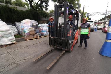Los víveres saldrán hacia Veracruz y de ahí el 27 de julio se enviarán a Venezuela