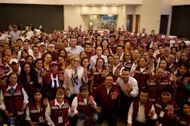 Ariadna Montiel llama a fortalecer la organización territorial de Morena en Hidalgo
