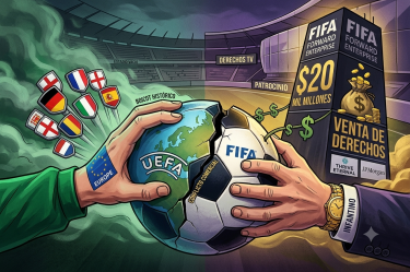 A los mandos de UEFA no les gustó la iniciativa de FIFA de vender activos en busca de recursos en el ciclo rumbo al Mundial de 2030.