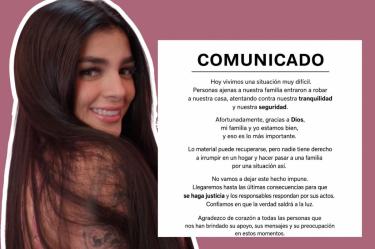 Karely Ruiz confirma que emprenderá acciones legales tras el asalto a su familia.