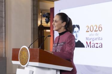 El posicionamiento de la presidenta ocurre después de que la SEP anunciara una revisión nacional de los planteles que operan con esquemas militarizados.