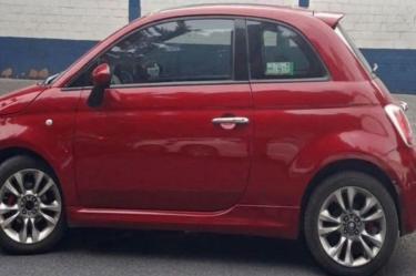 El FIAT con reporte de robo